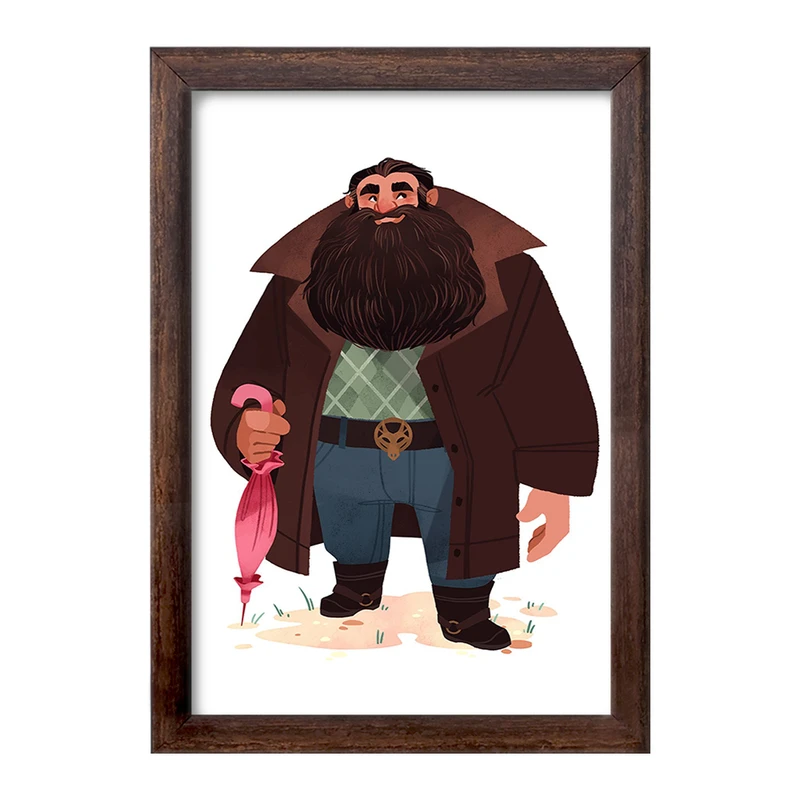 تابلو خندالو طرح هاگرید هری پاتر Harry Potter  کد 19372