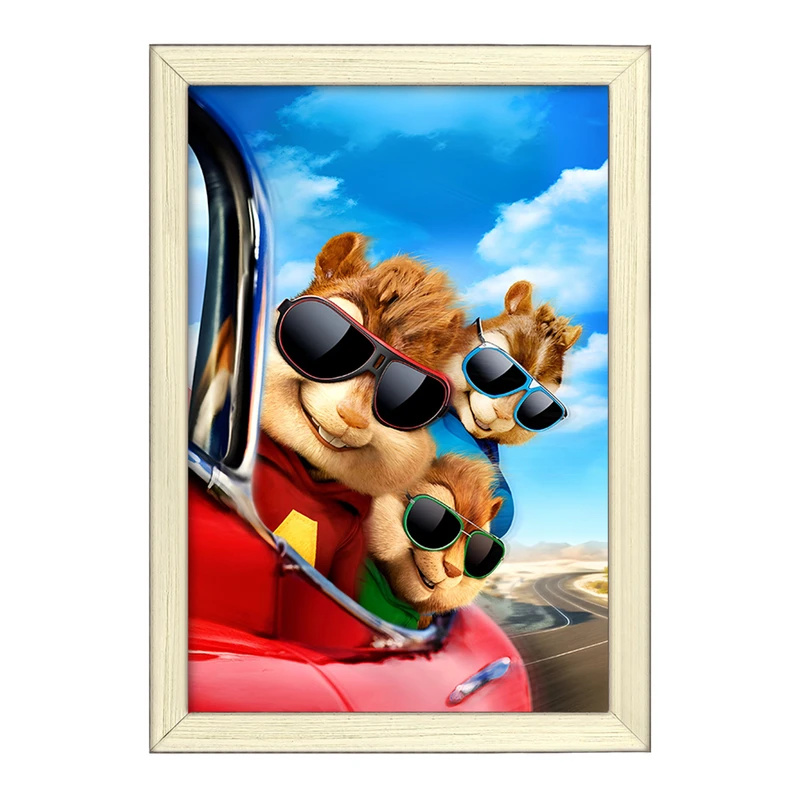 تابلو خندالو طرح آلوین و سنجاب ها کد F8322