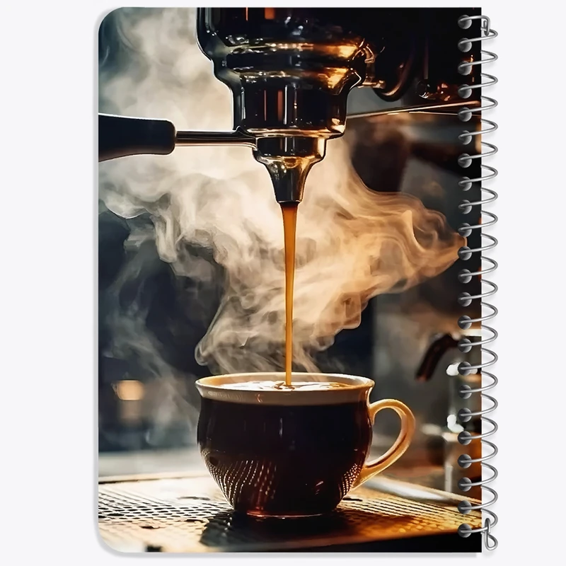 دفتر یادداشت 50 برگ خندالو طرح قهوه (Coffee) کد F5918