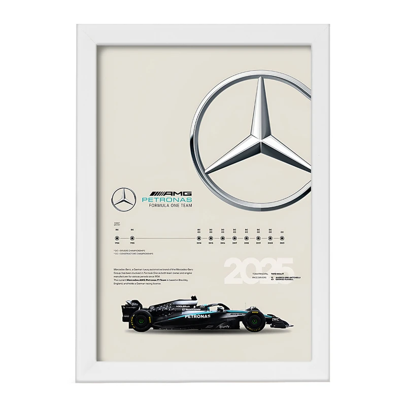 تابلو خندالو طرح مرسدس بنز (Mercedes Benz) کد F13492