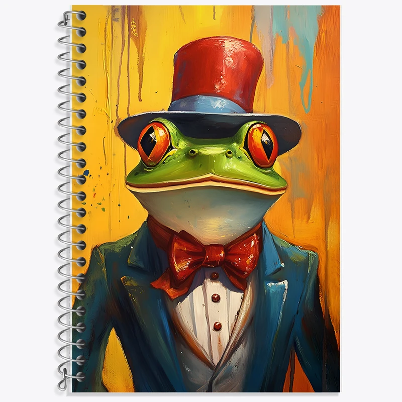 دفتر نت موسیقی 50 برگ خندالو طرح قورباغه کد F12117