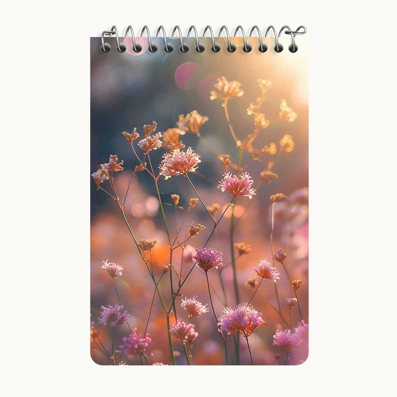 دفتر یادداشت 50 برگ خندالو طرح گل کد F10914