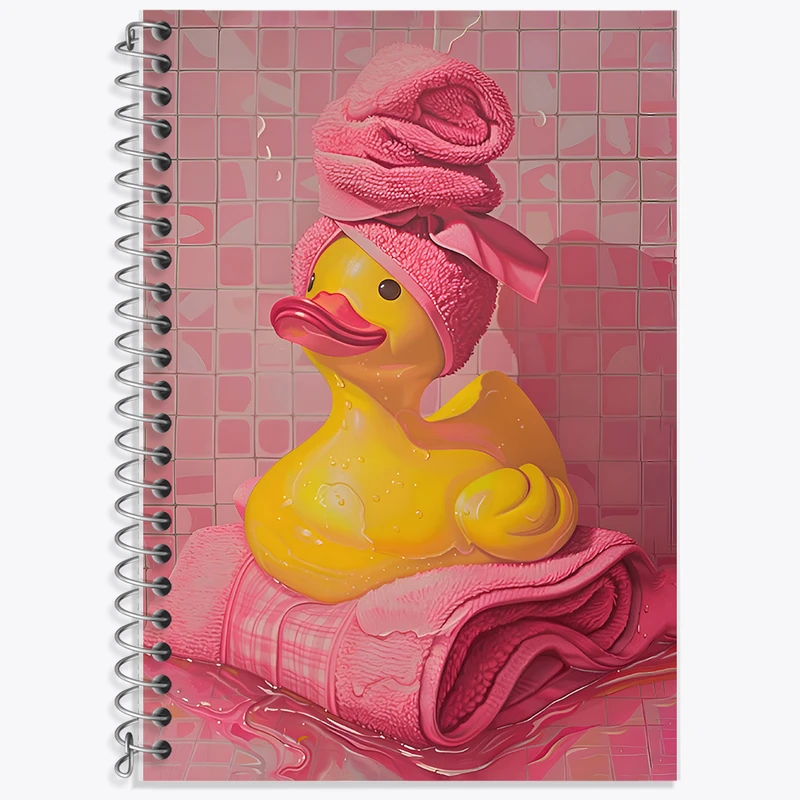 دفتر نت موسیقی 50 برگ خندالو طرح اردک در حمام کد F11774