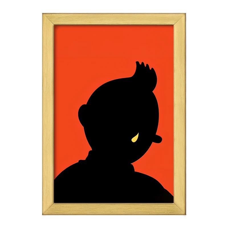 تابلو خندالو طرح تن تن (Tintin) کد F10331