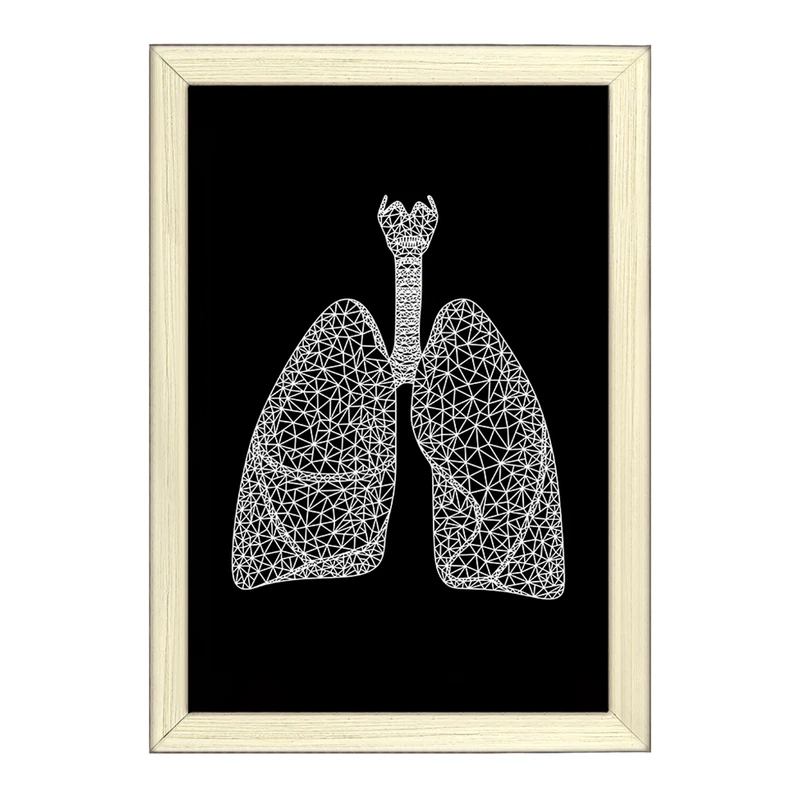 تابلو خندالو طرح ریه (Lungs) کد F13962