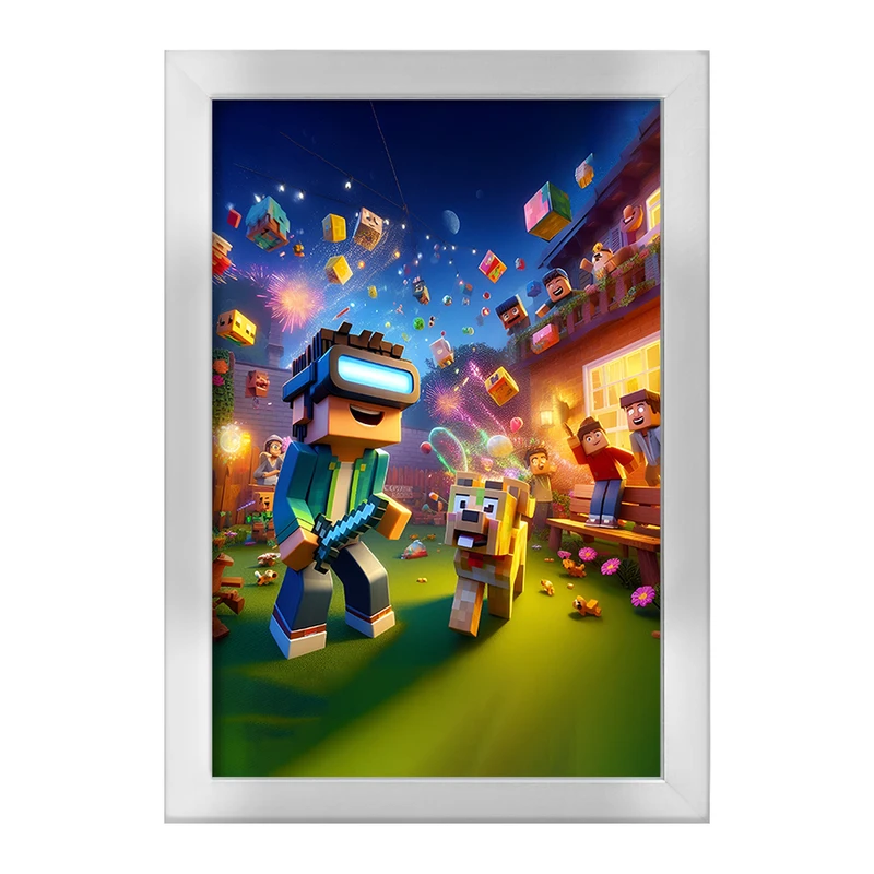 تابلو خندالو طرح ماینکرافت (Minecraft) کد F3545