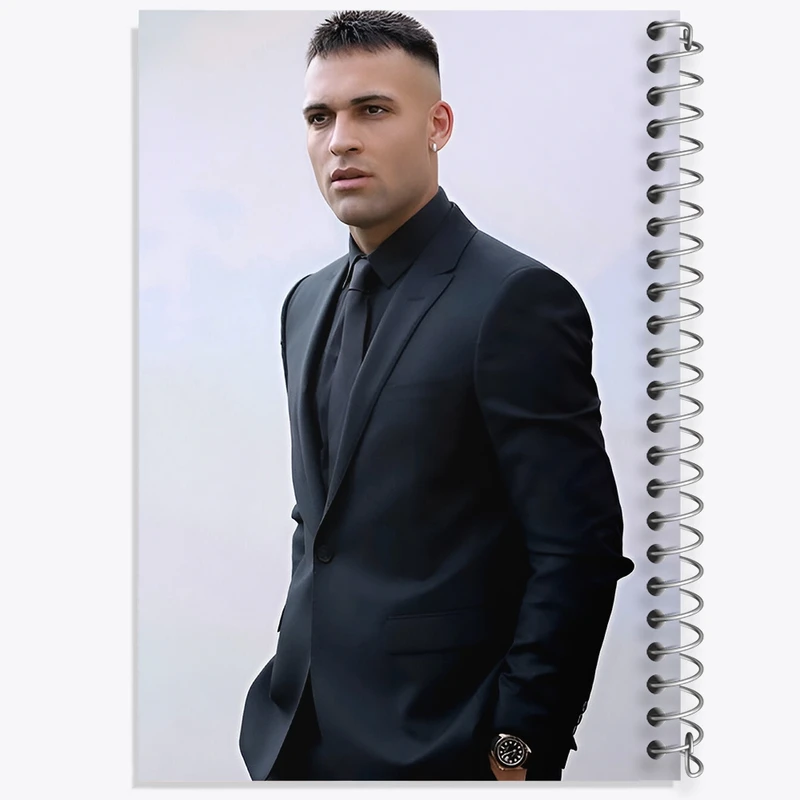 دفتر طراحی 50 برگ خندالو طرح لاوتارو خاویر مارتینز (Lautaro Martínez) کد F14326