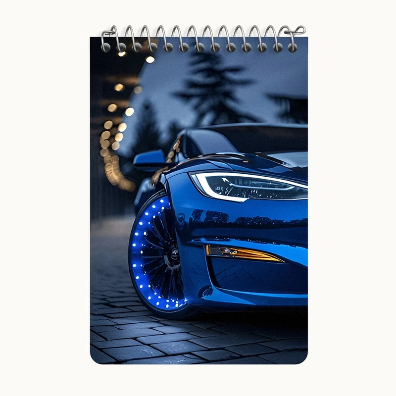 دفتر یادداشت 50 برگ خندالو طرح ماشین اسپرت کد F9520