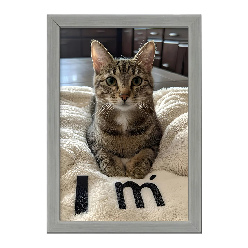 تابلو خندالو طرح گربه (cat) کد F7810