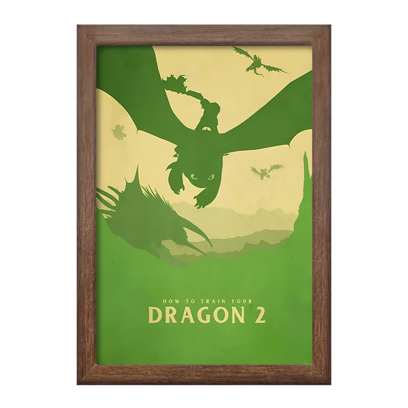 تابلو خندالو طرح اژدها سواران کد F13567