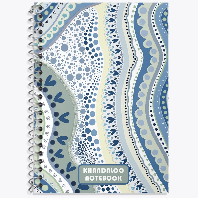 دفتر زبان 50 برگ خندالو مدل سه خط طرح فانتزی کد N6117