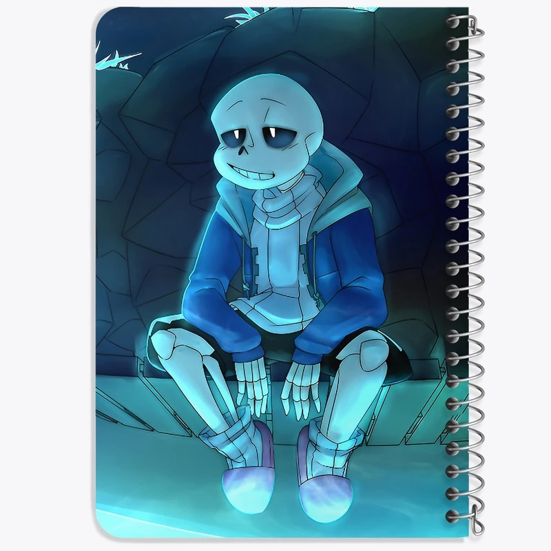 دفتر یادداشت 50 برگ خندالو طرح آندرتیل (Undertale) کد F14445