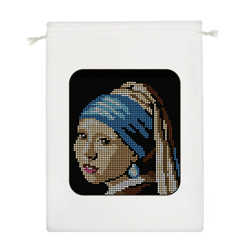 نظم دهنده خندالو مدل دختری با گوشواره مروارید کد 10308