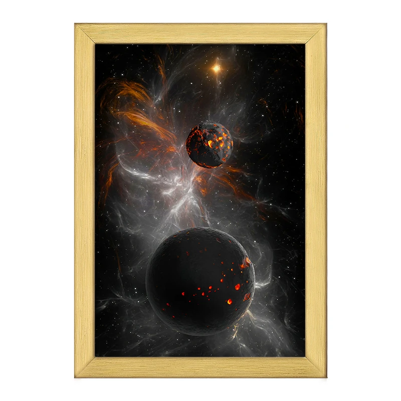 تابلو خندالو طرح کهکشان (galaxy) کد F6722