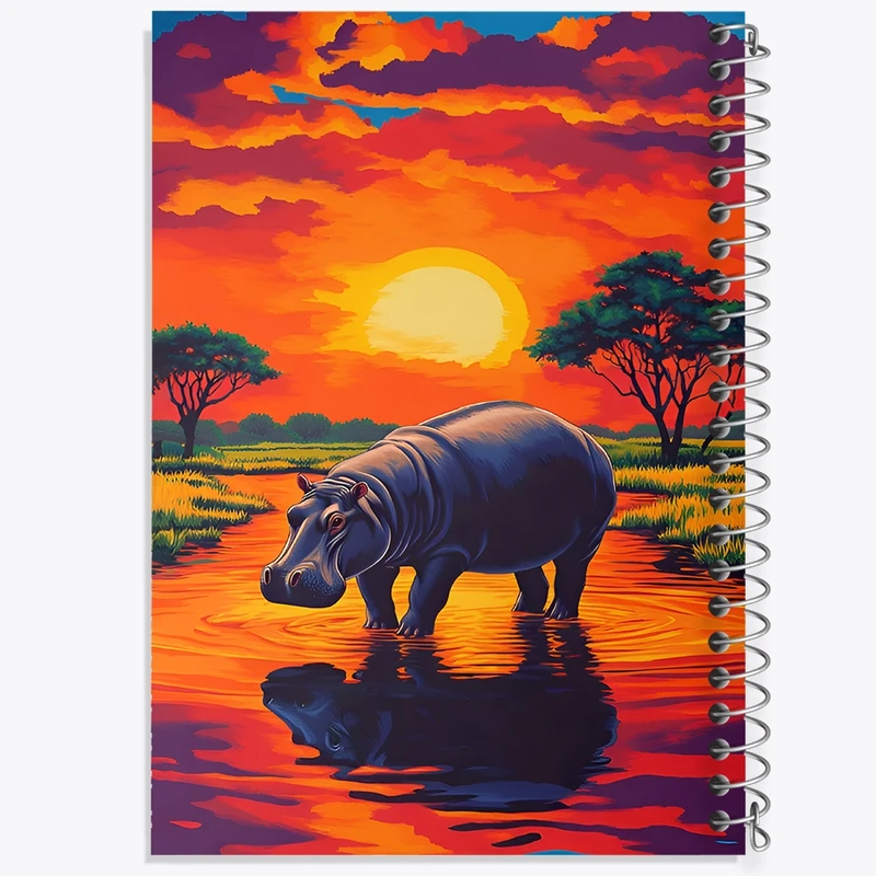 دفتر ژورنال نویسی 50 برگ خندالو مدل نقطه ای طرح اسب آبی کد F12112