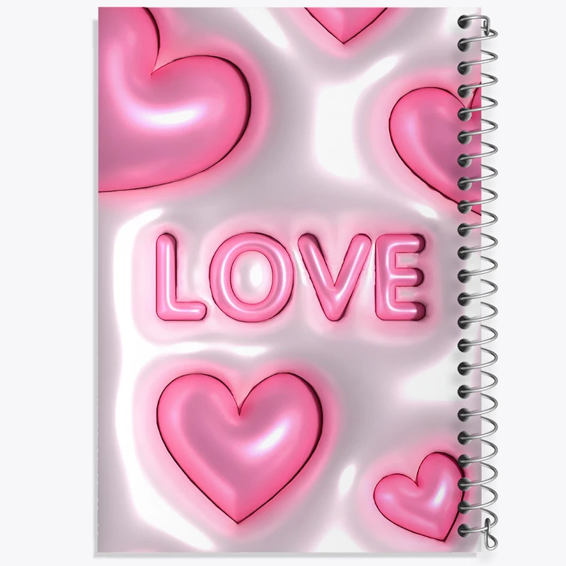 دفتر مشق 50 برگ خندالو طرح Love کد F3841