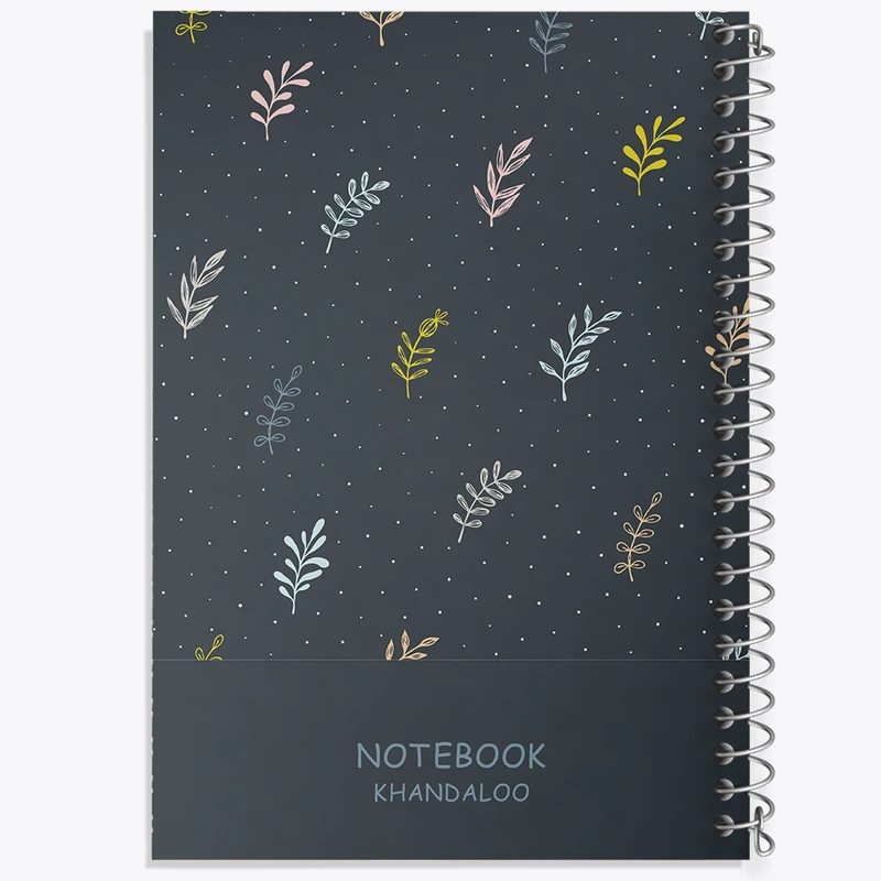 دفتر طراحی 50 برگ خندالو طرح برگ فانتزی کد N1194