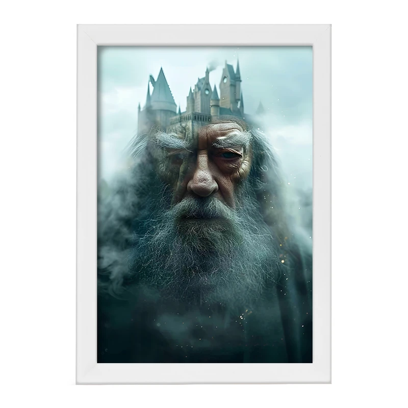 تابلو خندالو طرح گندالف هری پاتر (Harry Potter) کد F14191