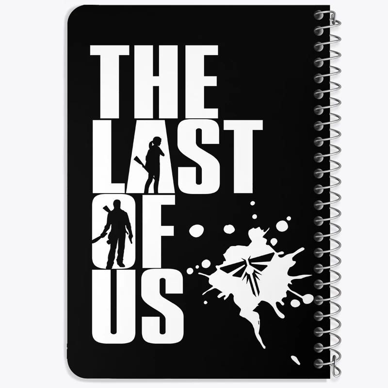 دفتر یادداشت 50 برگ خندالو طرح (The Last Of Us) آخرین بازمانده از ما کد N9334