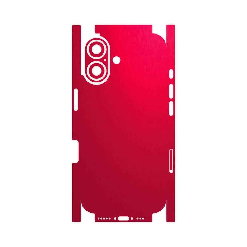 برچسب پوششی ماهوت مدل Matte-Warm-Red-FullSkin مناسب برای گوشی موبایل اپل iPhone 17