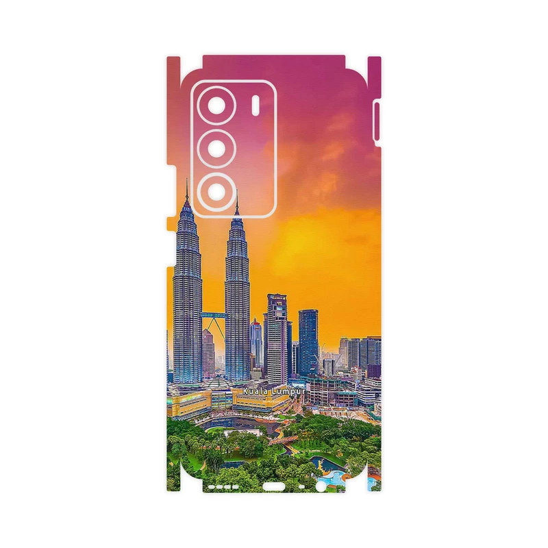 برچسب پوششی ماهوت مدل City of Kuala Lumpur-FullSkin مناسب برای گوشی موبایل ریلمی C71
