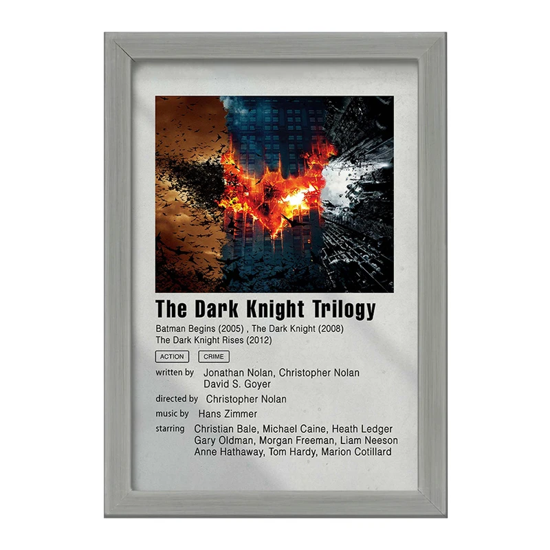 تابلو خندالو طرح شوالیه تاریکی (The Dark Knight Trilogy) کد F11308