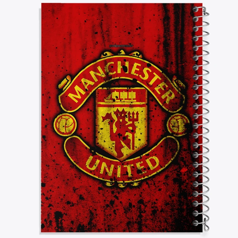 دفتر طراحی 50 برگ خندالو طرح باشگاه منچستر یونایتد کد 26485