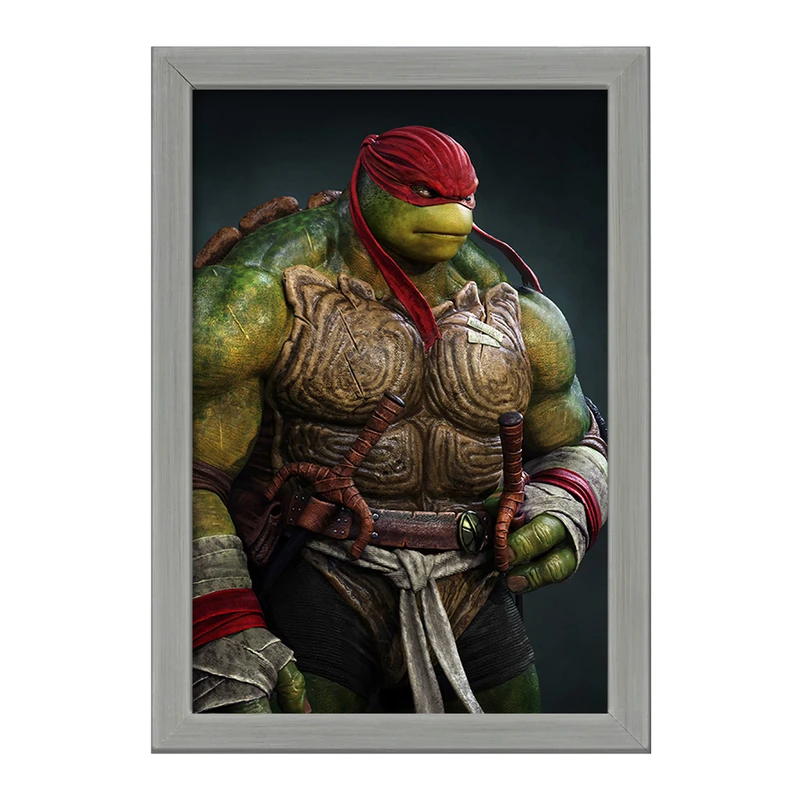 تابلو خندالو طرح رافائل لاکپشت های نینجا  کد 13224