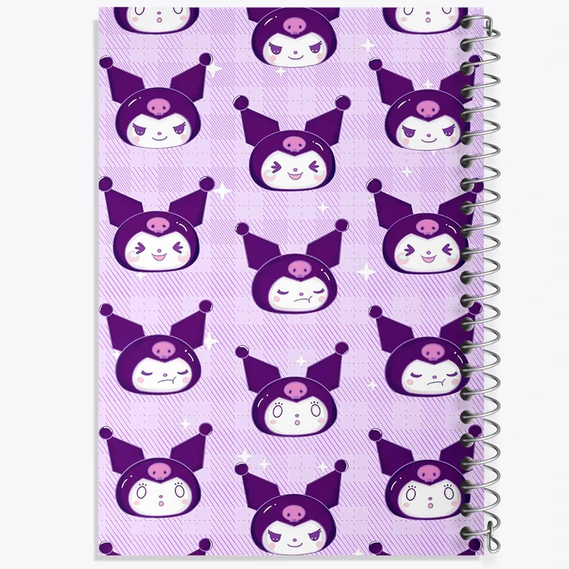 دفتر مشق 100 برگ خندالو طرح کرومی (Kuromi) کد N9055