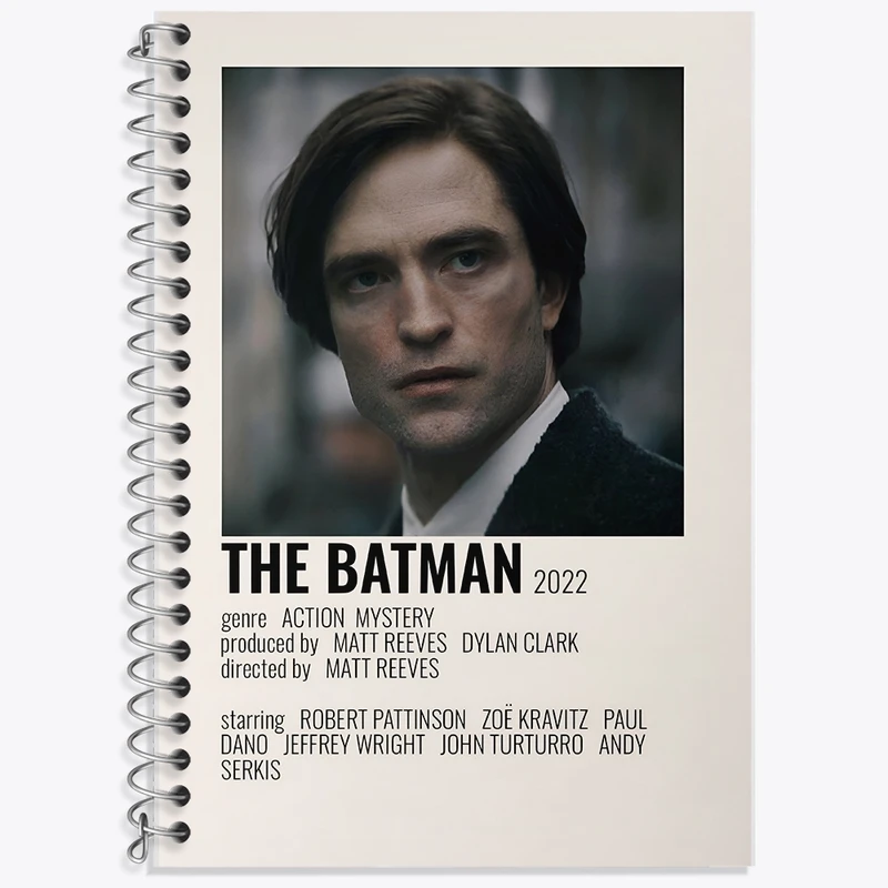 دفتر زبان 50 برگ خندالو مدل سه خط طرح بتمن (The Batman) کد F13088