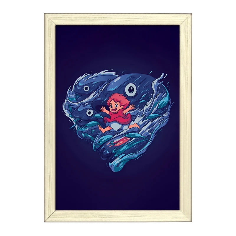 تابلو خندالو طرح پونیو (Ponyo) کد F9379