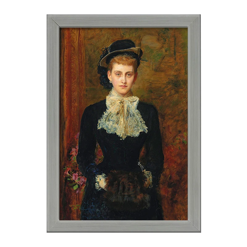 تابلو خندالو طرح نقاشی کنتس دو پورتالس اثر سر جان اورت میلیس کد F12336