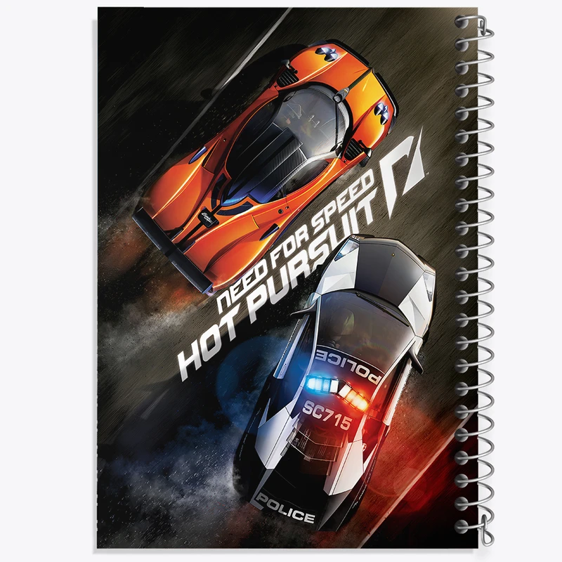 دفتر مشق 100 برگ خندالو طرح بازی نید فور اسپید (Game Need for Speed) کد N7874