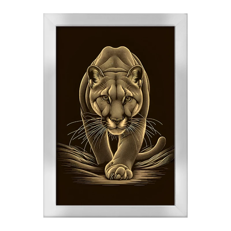 تابلو خندالو طرح ببر کد F11440