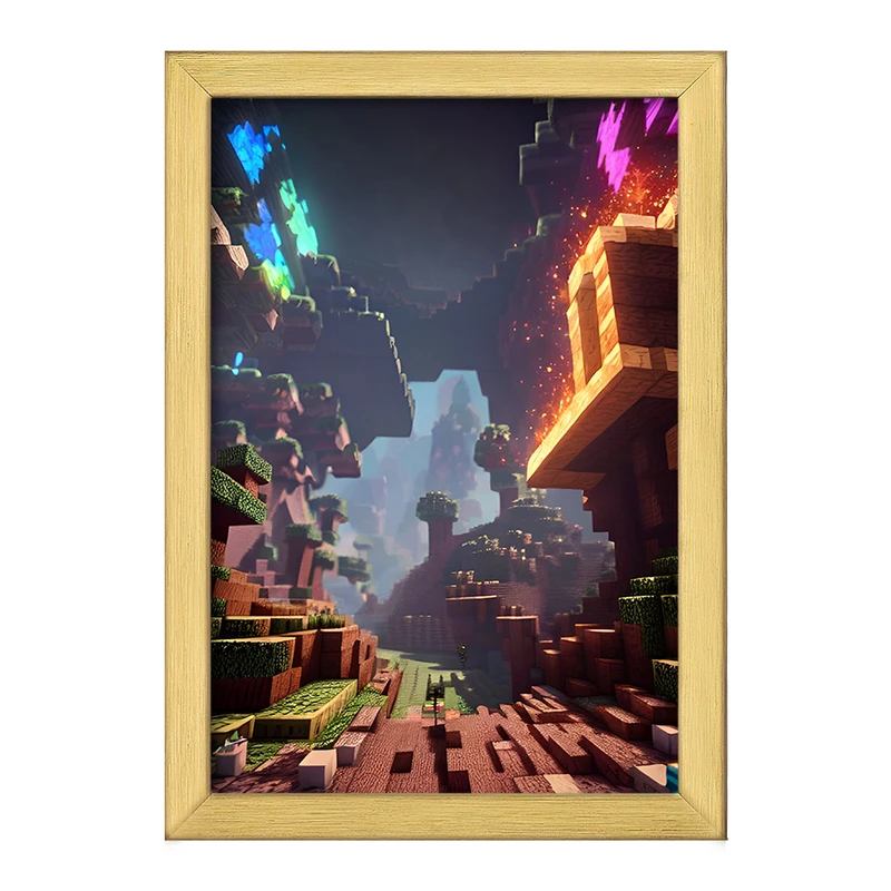 تابلو خندالو طرح ماینکرافت (Minecraft) کد F3525