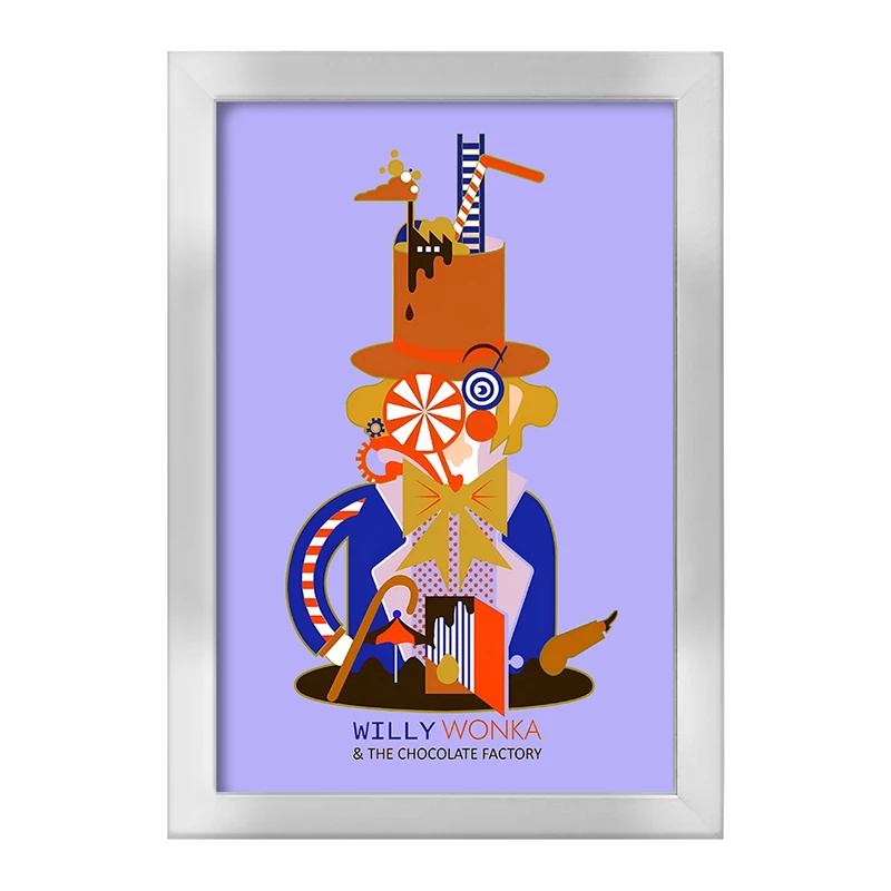 تابلو خندالو طرح ویلی وانکا (Willy Wonka) کد F8820