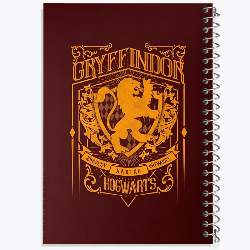 دفتر طراحی 50 برگ خندالو طرح گریفیندور هری پاتر (Harry Potter) کد N2437