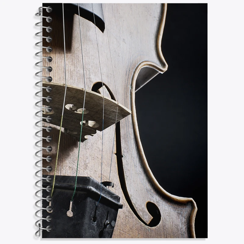 دفتر لغت 50 برگ خندالو طرح ویولن (Violin) کد N8063