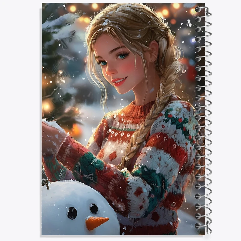 دفتر لیست خرید 50 برگ خندالو طرح دخترانه بامزه کد F8572