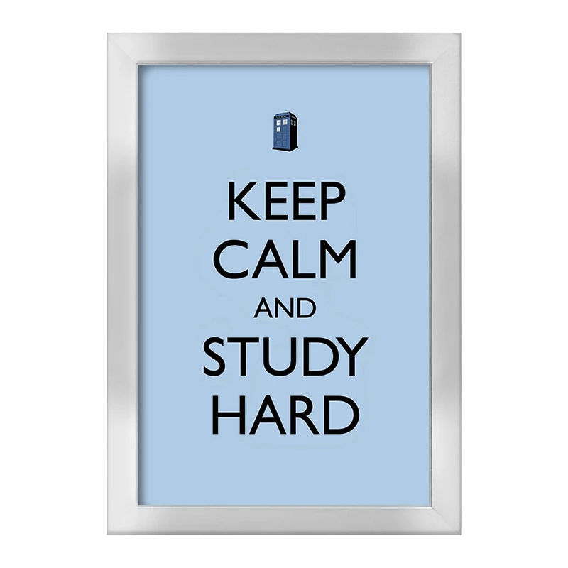 تابلو خندالو طرح Keep Calm And Study Hard کد F1061