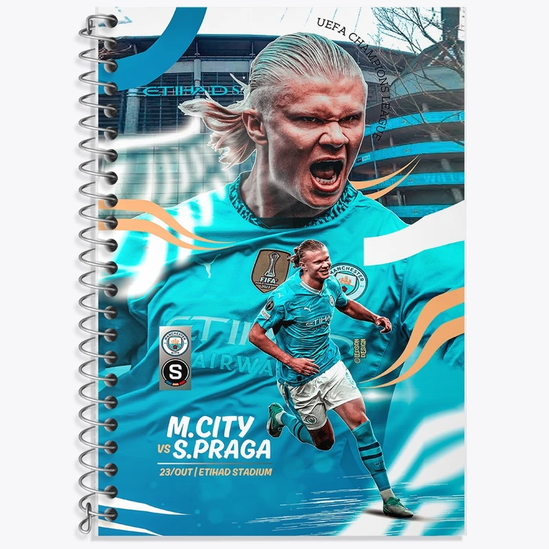 دفتر لغت 50 برگ خندالو طرح ارلینگ هالند (Erling Haaland) کد F13510