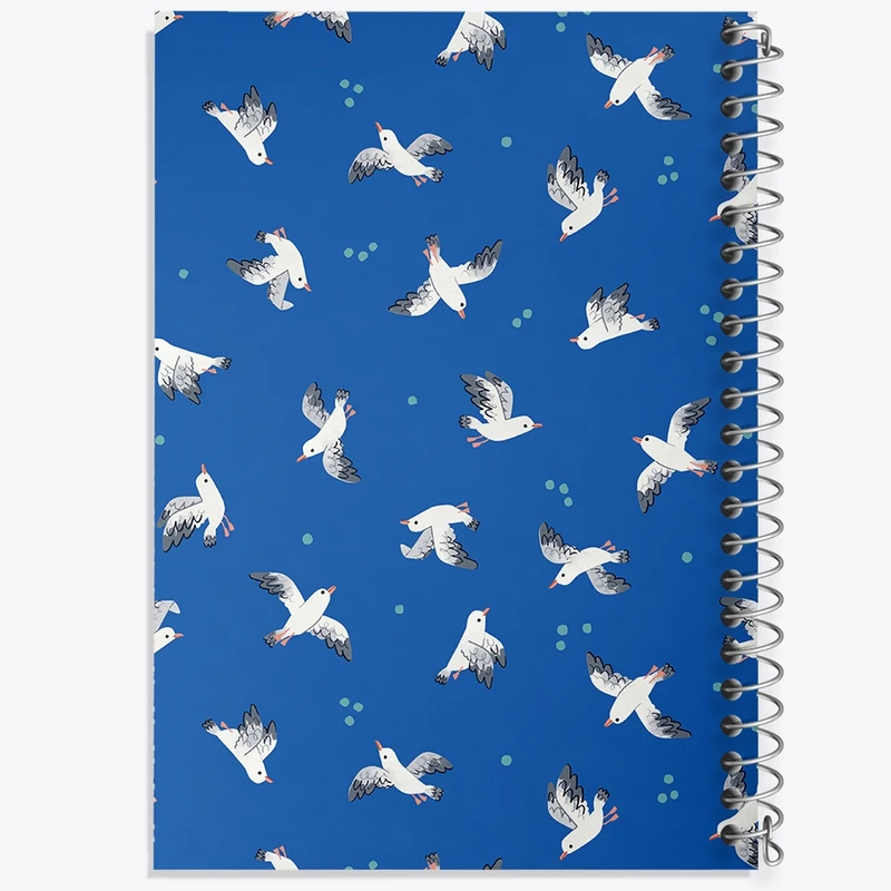 دفتر طراحی 50 برگ خندالو طرح مرغ ماهی خوار کد N730