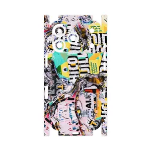 MAHOOT Collage of Teared Paper-FullSkin Cover Sticker for Apple iPhone 17 Pro
