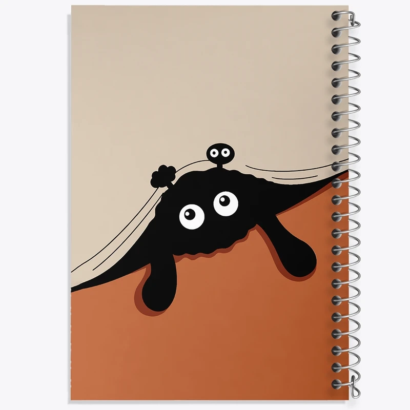 دفتر طراحی 50 برگ خندالو طرح میکروب بامزه کد N7151