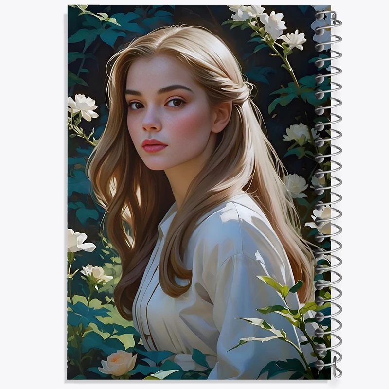 دفتر شطرنجی 50 برگ خندالو طرح دخترانه کد F12054