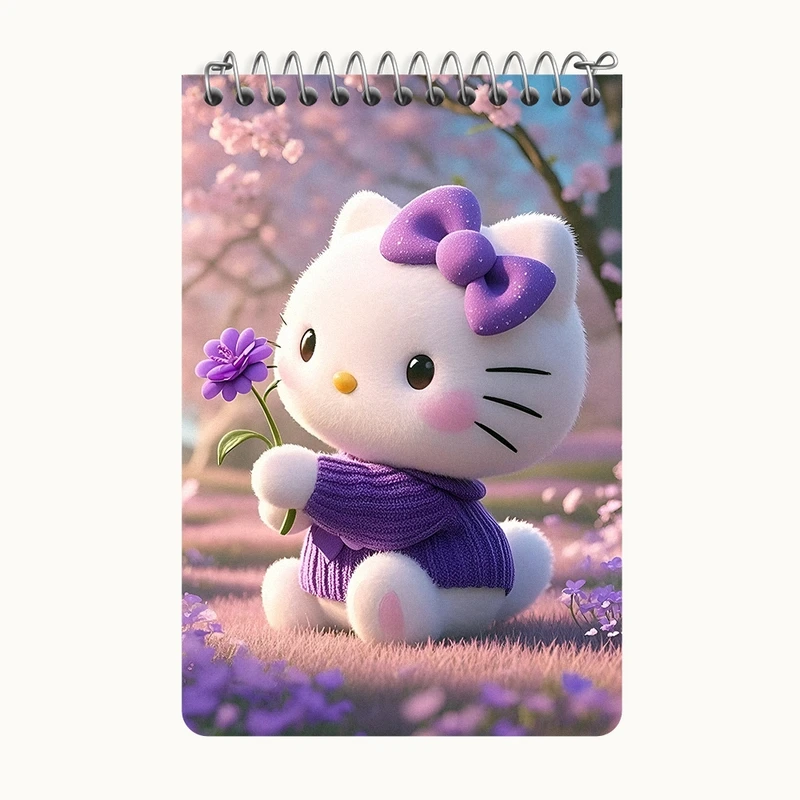 دفتر یادداشت 50 برگ خندالو طرح هلو کیتی کد F10313