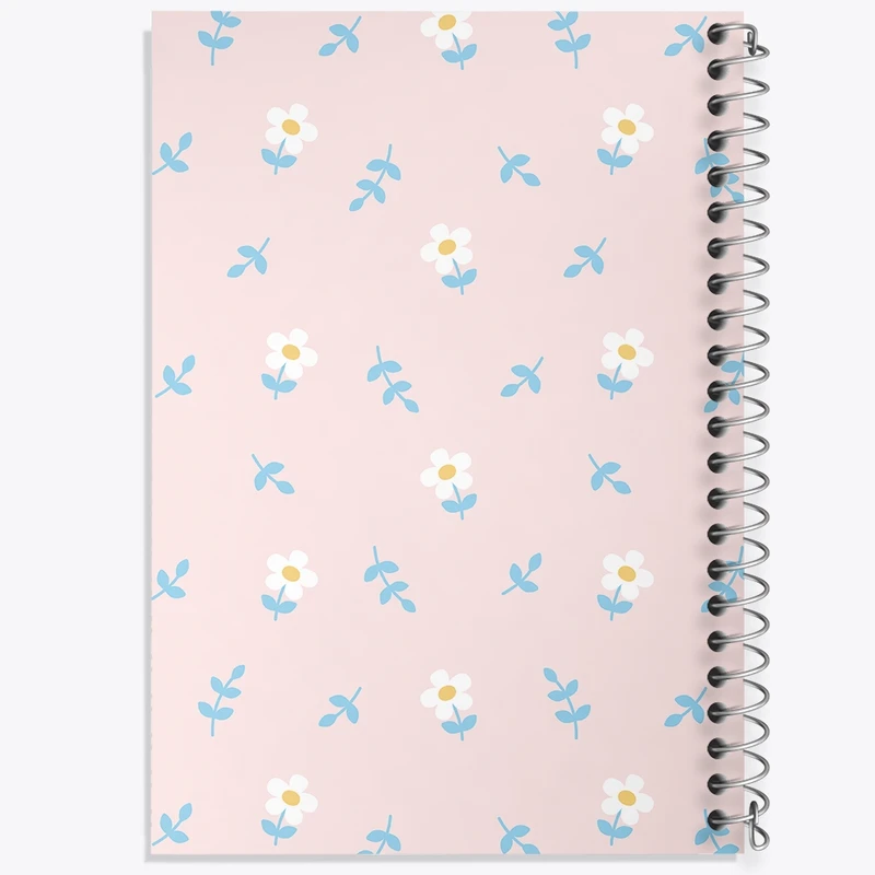 دفتر طراحی 50 برگ خندالو طرح گل گلی کد N323