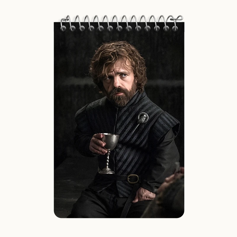 دفتر یادداشت 50 برگ خندالو طرح تیریون گیم اف ترونز (Game of Thrones) کد F11124