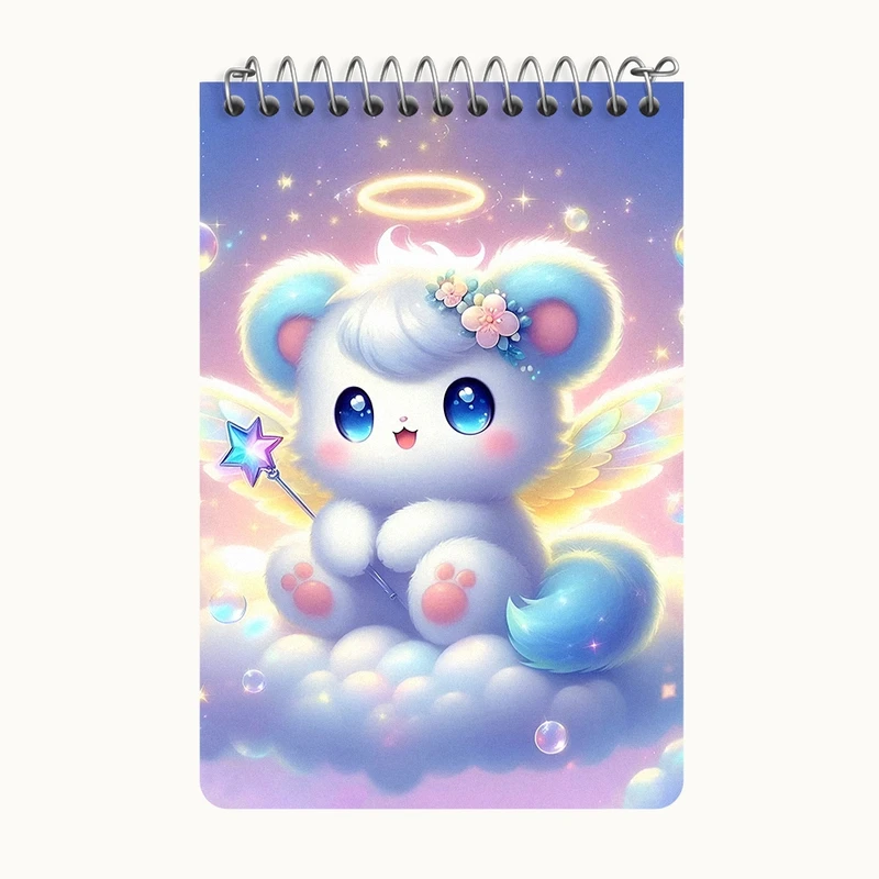 دفتر یادداشت 50 برگ خندالو طرح خرس بامزه کد F5389