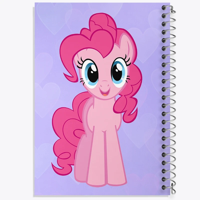 دفتر طراحی 50 برگ خندالو طرح اسب تک شاخ پونی  کد 1066